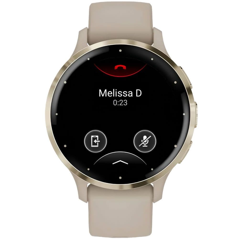 Relógio GPS Garmin Venu 3S 010-02785-02 - Beige Gold 2