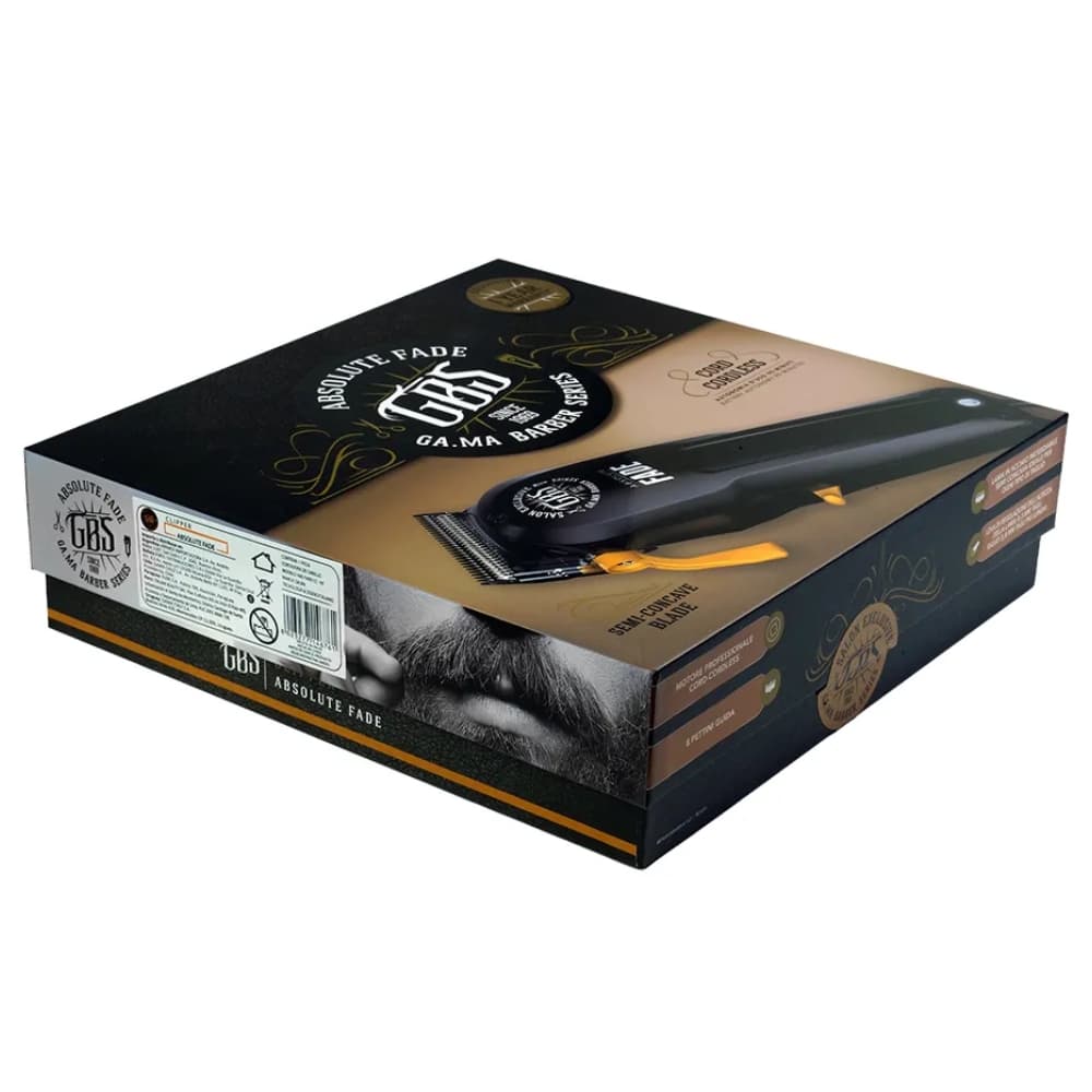 Cortador de Cabelo Gama GBS Absolute Fade 2V - Black 3