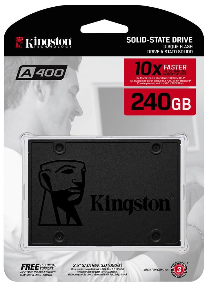SSD Kingston A400 SATA3 SA400S37/240G 2.5" 240GB 4