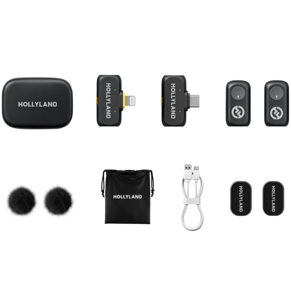 Microfone Wireless Hollyland Lark A1 Combo USB-C/Lightning - Space Gray 4