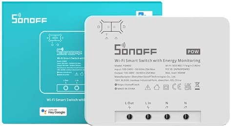 Interruptor Smart Sonoff POWR3 Wi-Fi 2V - White  2