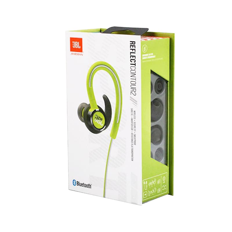 Fone de Ouvido JBL Reflect Contour 2 Bluetooth - Green/Black 5