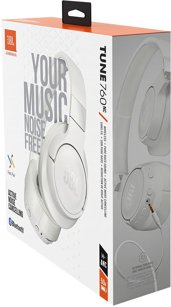 Fone de Ouvido JBL Tune 760NC Bluetooth - White 4