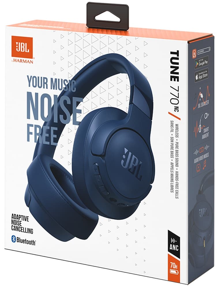 Fone de Ouvido JBL Tune 770NC Bluetooth - Blue 5