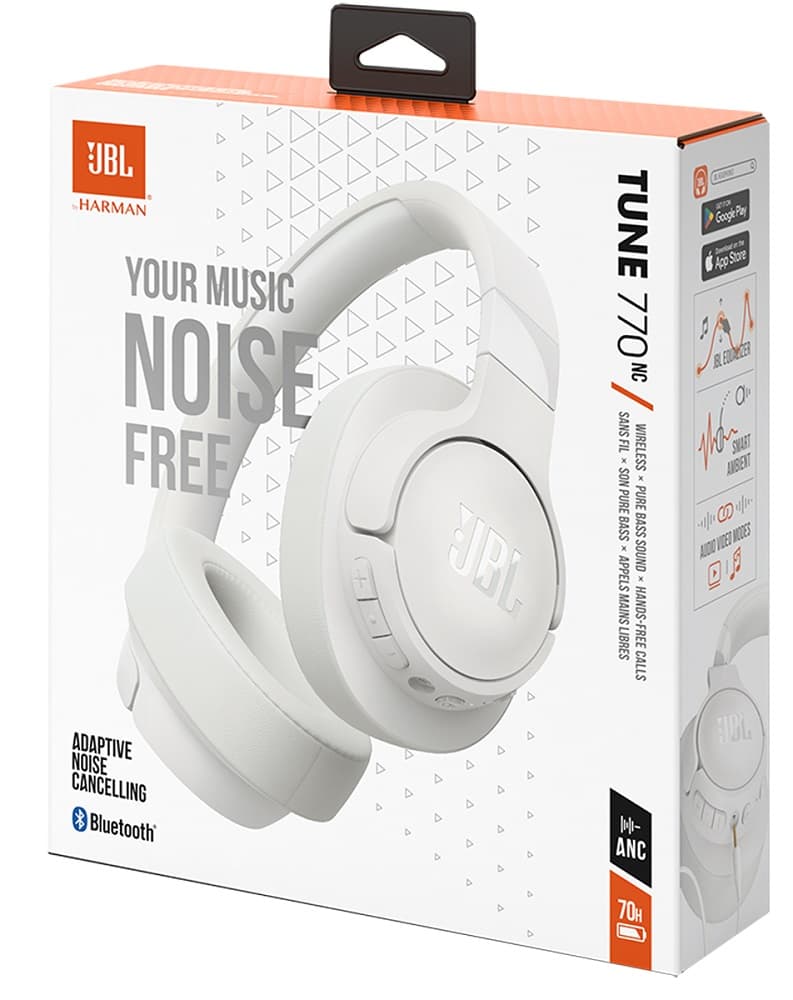 Fone de Ouvido JBL Tune 770NC Bluetooth - White 5