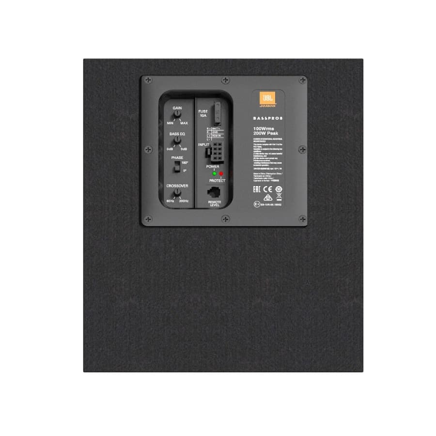 Amplificador JBL BassPro 8 con Subwoofer 8" - Black 3