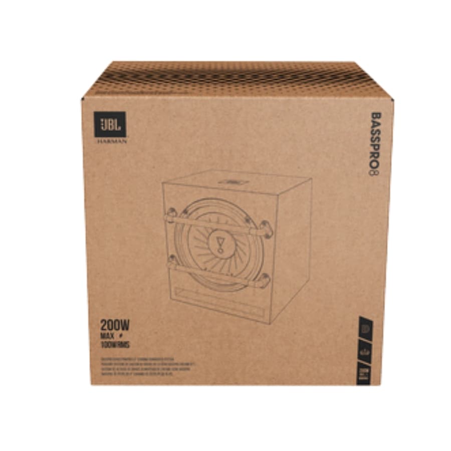 Amplificador JBL BassPro 8 con Subwoofer 8" - Black 4