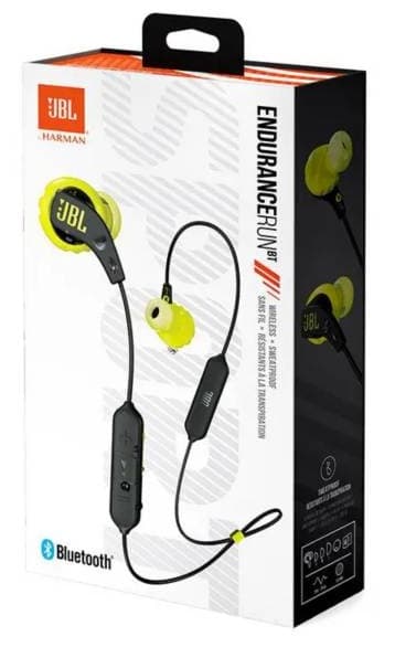 Fone De Ouvido JBL Endurance RunBT Bluetooth - Black/Yellow 3