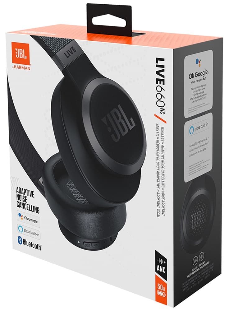 Fone de ouvido JBL Live 660NC Bluetooth - Black 4