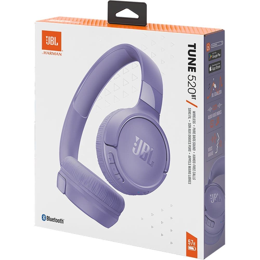 Fone de Ouvido JBL Tune 520BT Bluetooth - Purple 4