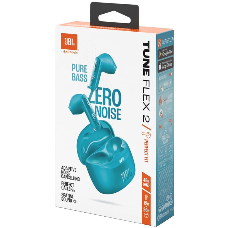 Fone de Ouvido JBL Tune Flex 2 Bluetooth ANC - Turquoise 7