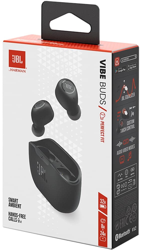 Fone de Ouvido JBL Vibe Buds Bluetooth - Black 4