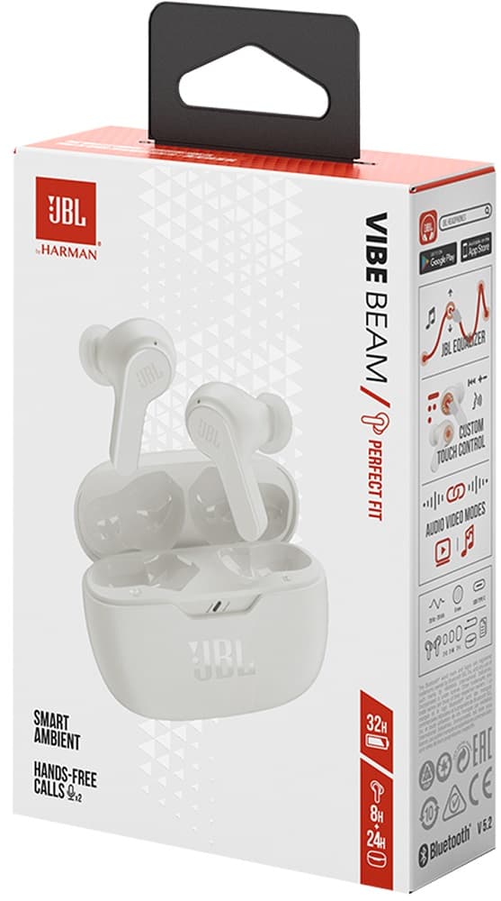 Fone de Ouvido JBL Wave Beam Bluetooth - White 6