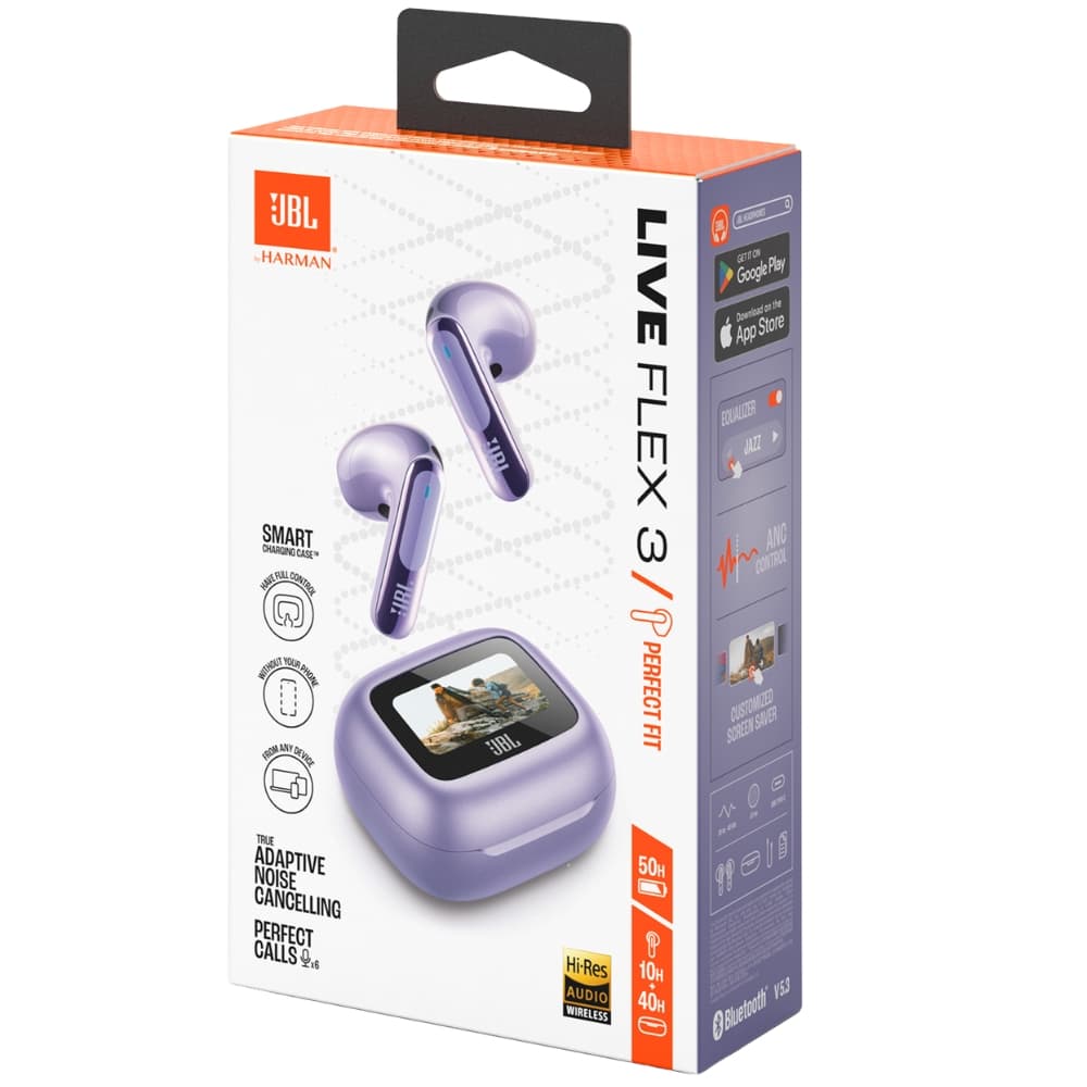 Fone de Ouvido JBL Live Flex 3 Bluetooth - Purple 7