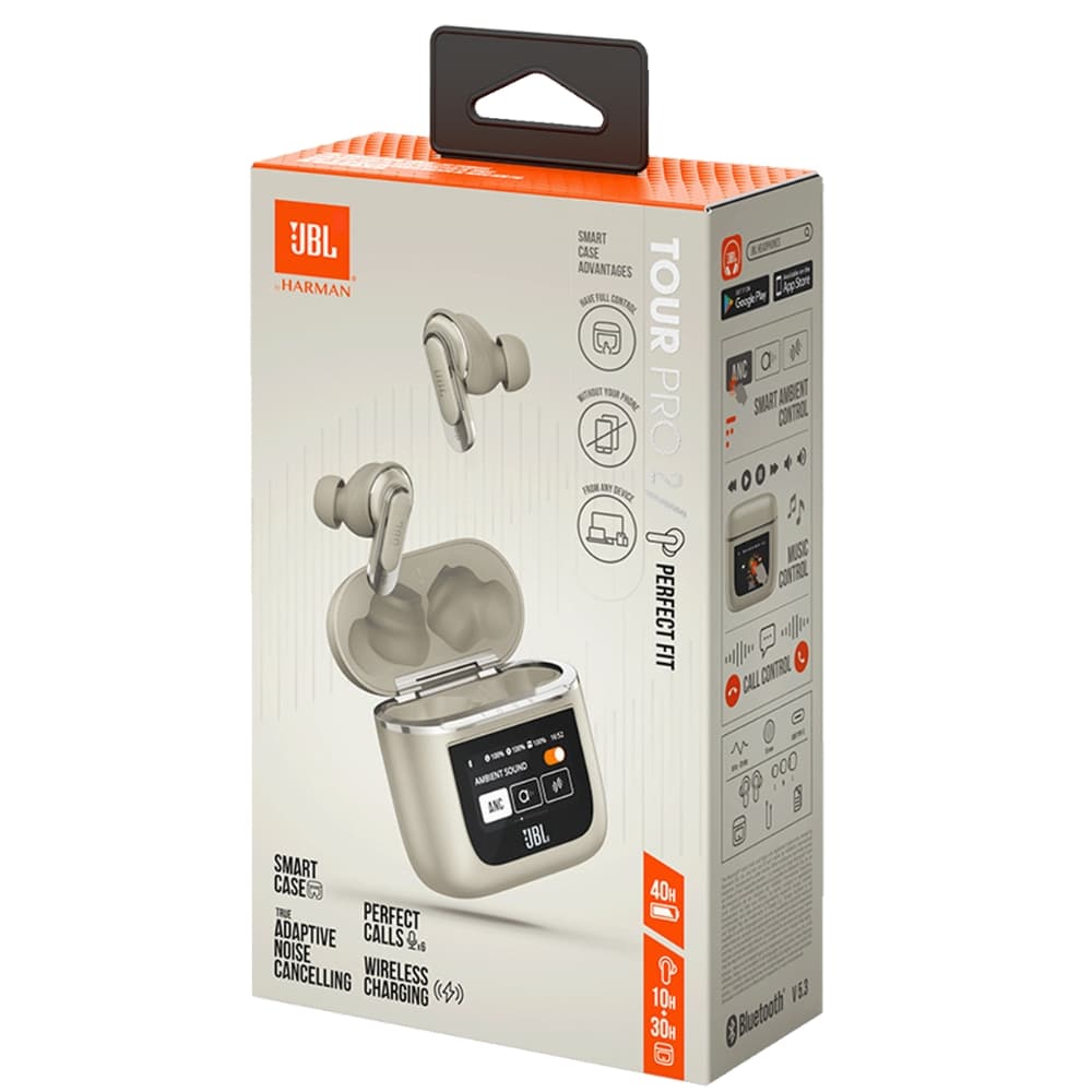 Fone de Ouvido JBL Tour Pro 2 Bluetooth - Champagne 6