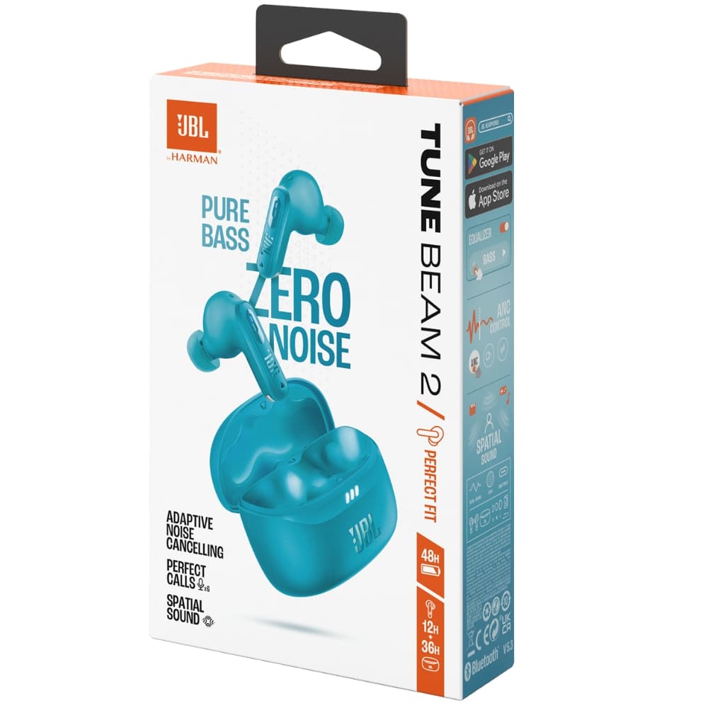 Fone de Ouvido JBL Tune Beam 2 Bluetooth - Turquoise 6