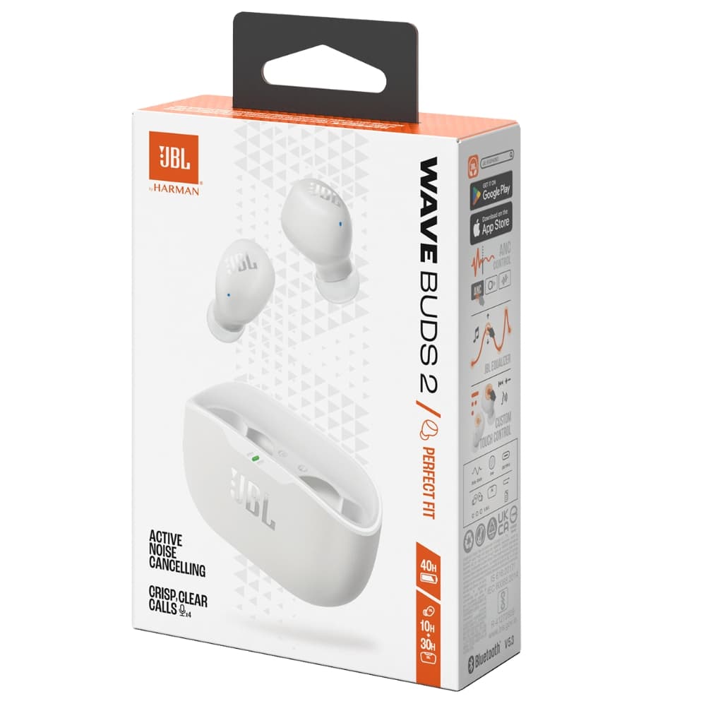 Fone de Ouvido JBL Vibe Buds 2 Bluetooth - White 7
