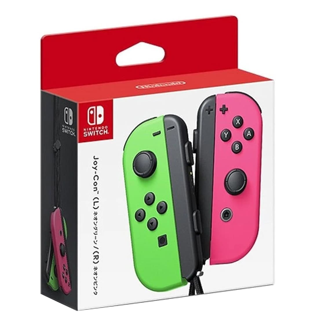 Controle Nintendo Switch Joy-Con (L/R) - Neon Green/Pink (Japonês) 4