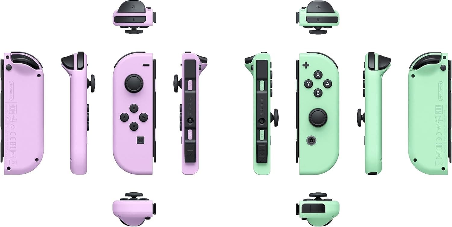 Controle Nintendo Switch Joy-Con (L/R) - Pastel Purple/Green (Japonês) 5