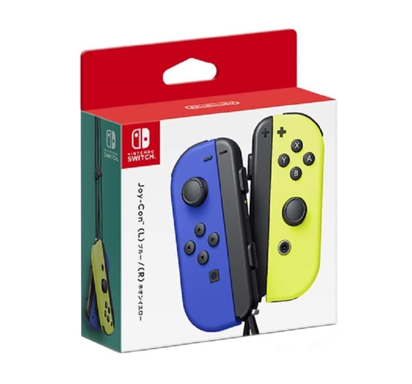Controle Nintendo Switch Joy-Con (L/R) - Neon Blue/Yellow (Japonês) 3