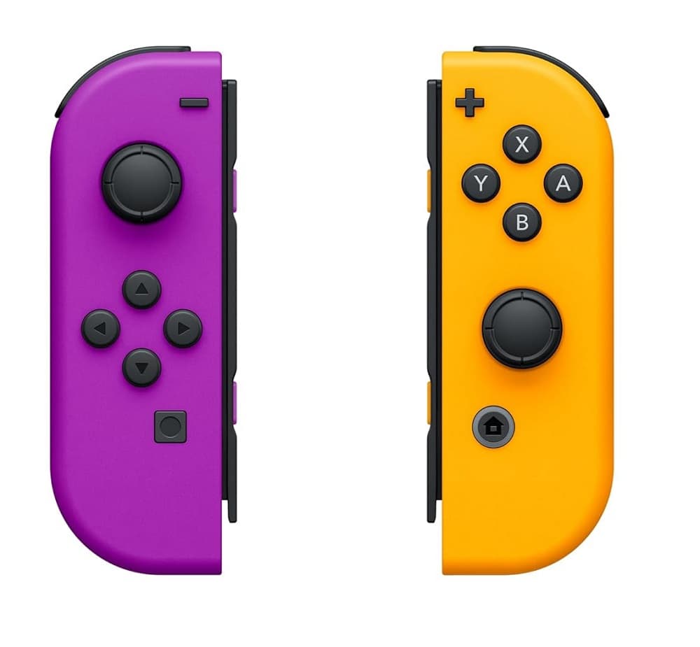 Controle Nintendo Switch Joy-Con (L/R) - Neon Purple/Orange (Japonês) 2