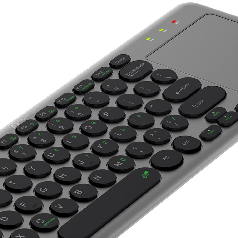 Teclado Wireless Klip Xtreme KeyGlider KCK-550E com TouchPad - Gray 2