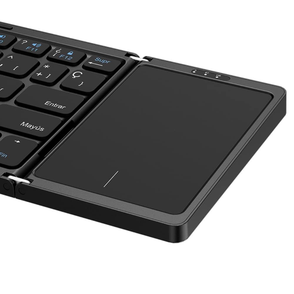 Teclado Wireless Klip Xtreme FlexPlit KCK-650S-BK com TouchPad - Black (Espanhol) 3