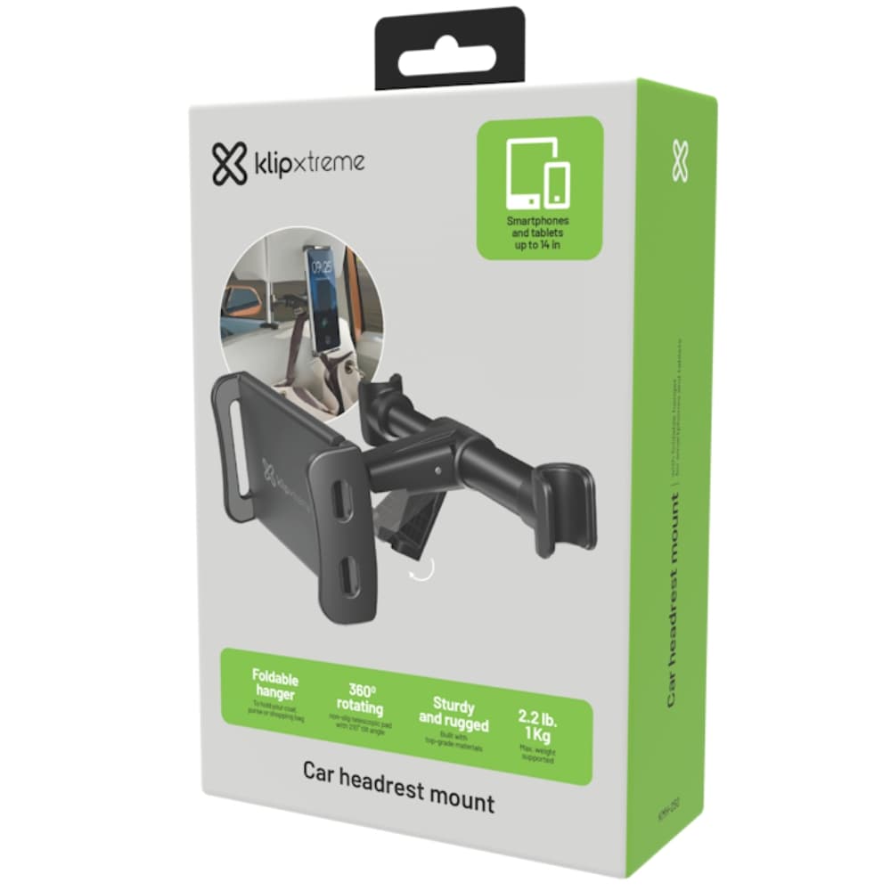 Suporte para Cadeira de carro Klip Xtreme Klip Xtreme KMH-250 14" 360° 4