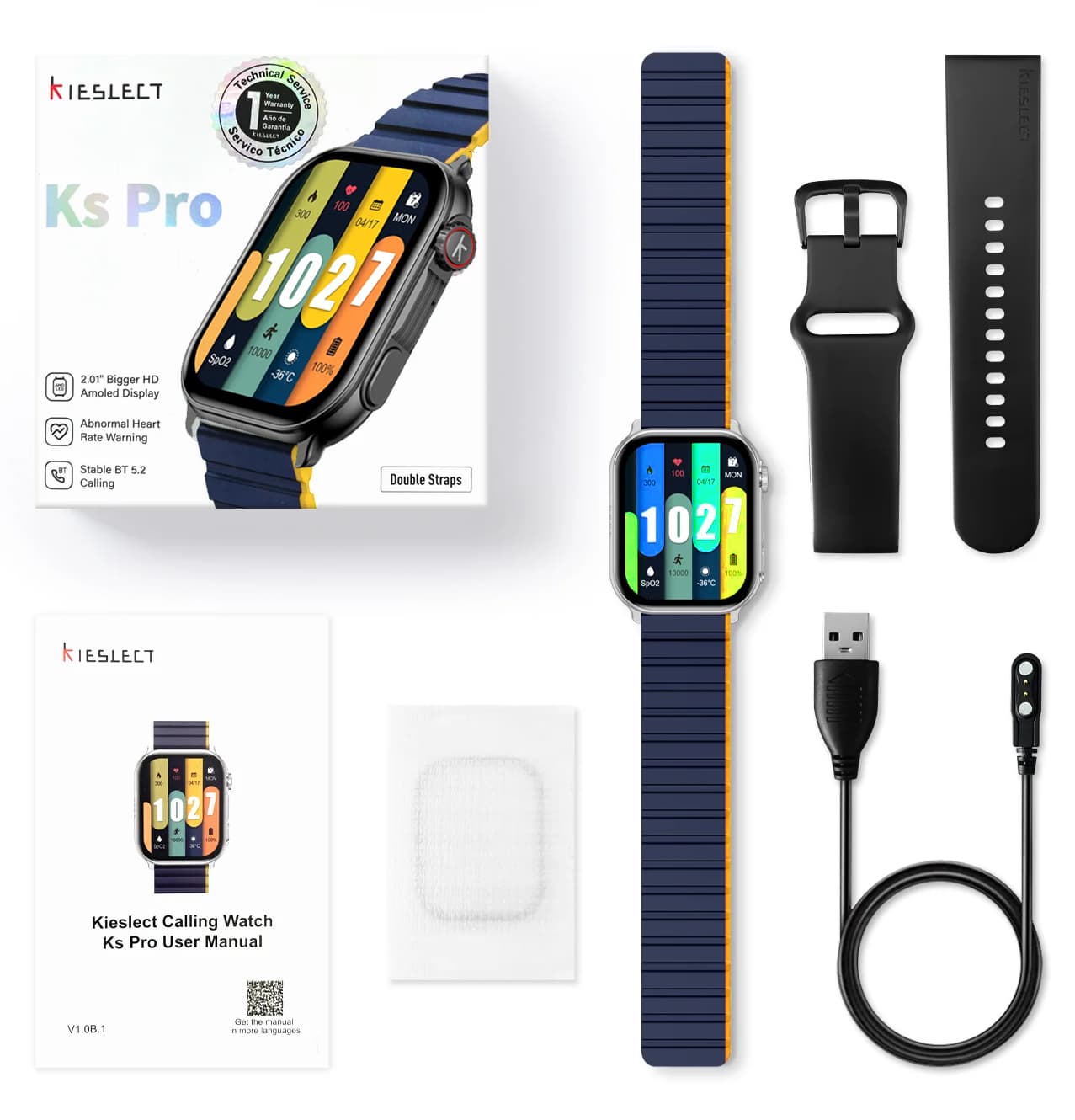 Relógio Smart Kieslect Calling Watch Ks Pro - Black 5