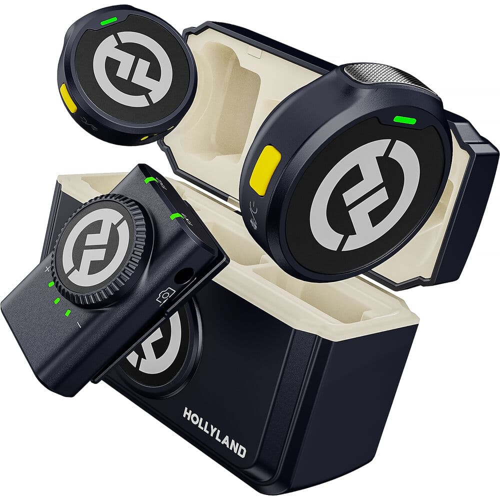 Microfone Wireless Hollyland Lark M2 Duo Versão Câmera - Shine Charcoal 2