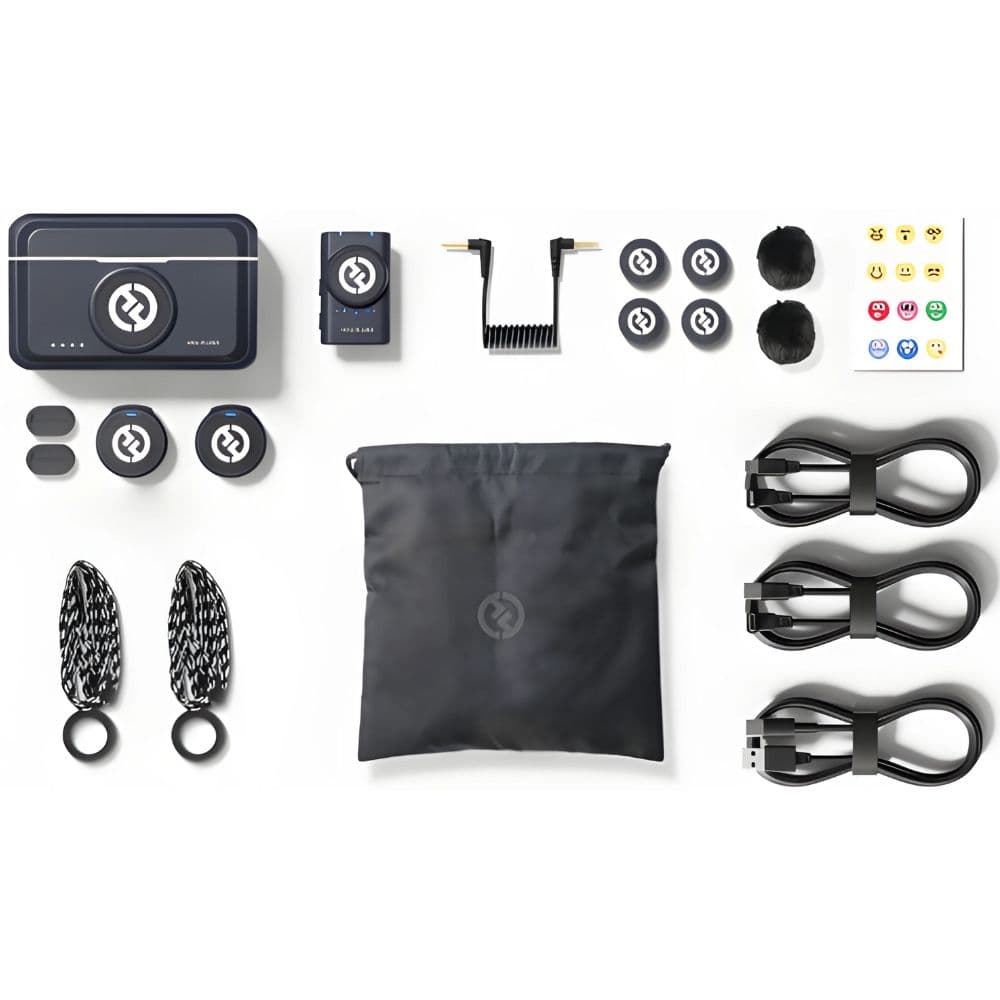 Microfone Wireless Hollyland Lark M2 Duo Versão Câmera - Shine Charcoal 4