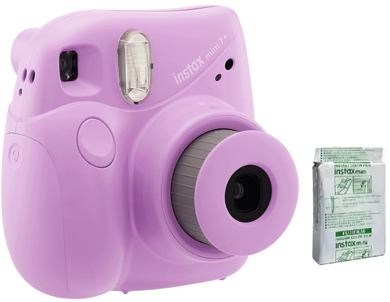 Câmera Instantânea Fujifilm Instax Mini 7+ Lavender + Papel Térmico Instax Mini (10 unidades) 3