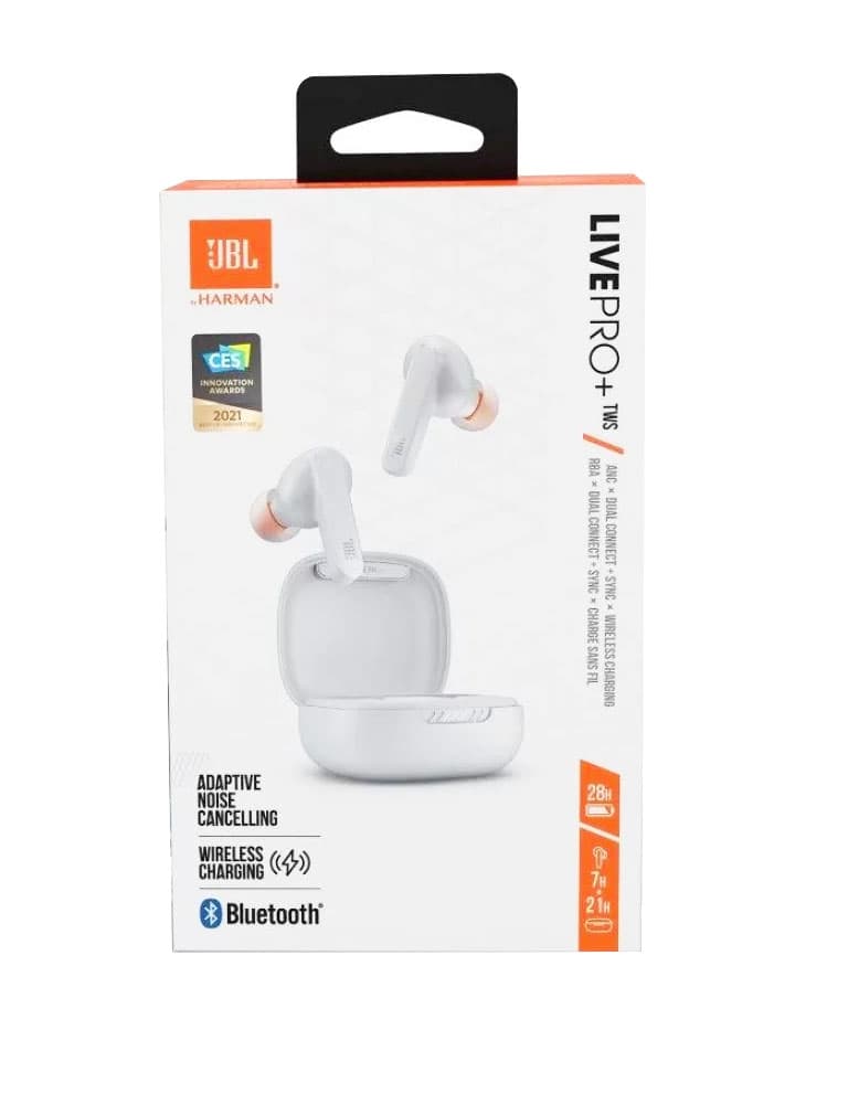 Fone de Ouvido JBL Live Pro+ TWS ANC Bluetooth - White 4
