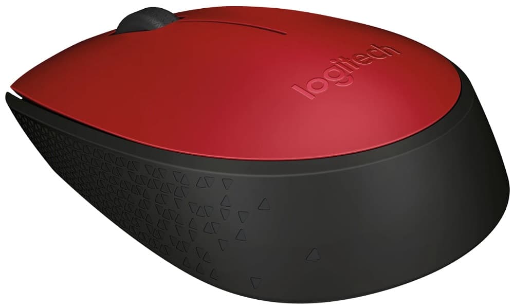 Mouse Wireless Logitech M170 - Red/Black 2