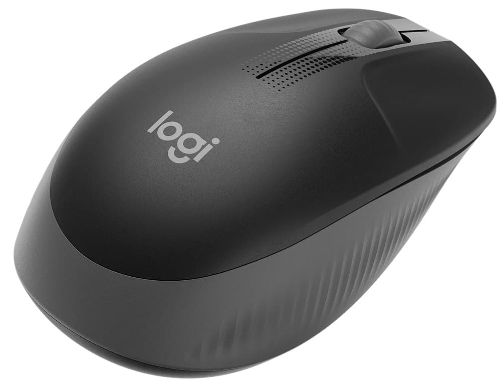 Mouse Wireless Logitech M190 - Charcoal Gray 2