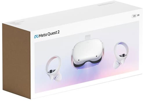 Óculos De Realidade Virtual Oculus Meta Quest 2 128GB - White 3