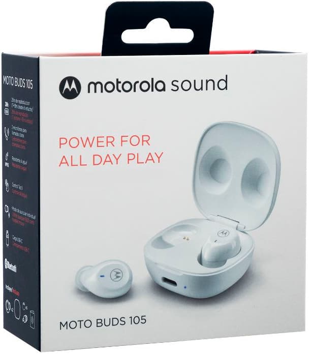Fone de Ouvido Motorola Moto Buds 105 Bluetooth - White 4