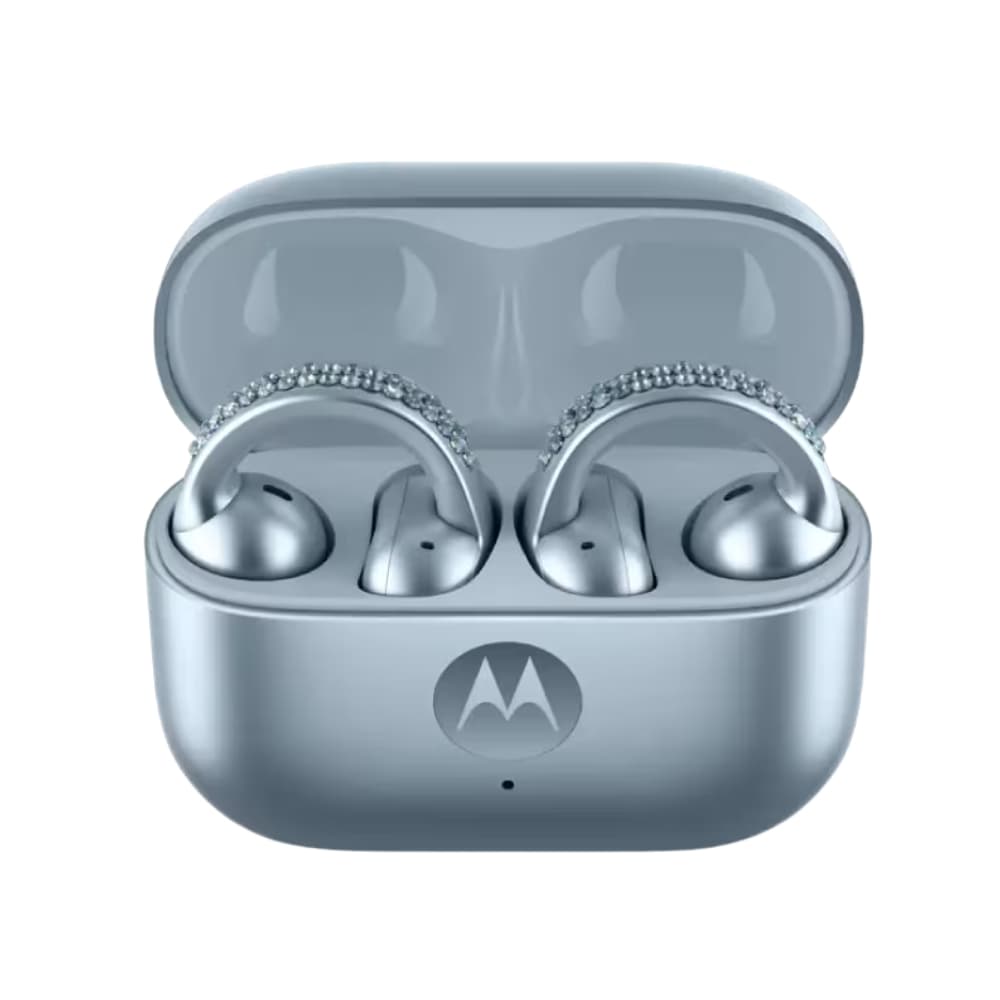 Fone de Ouvido Motorola Moto Buds Loop Crystals by Swarovski XT2545-1 - Ice Melt 2