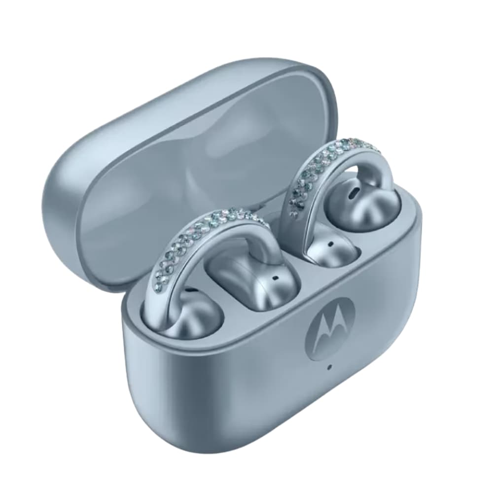 Fone de Ouvido Motorola Moto Buds Loop Crystals by Swarovski XT2545-1 - Ice Melt 3