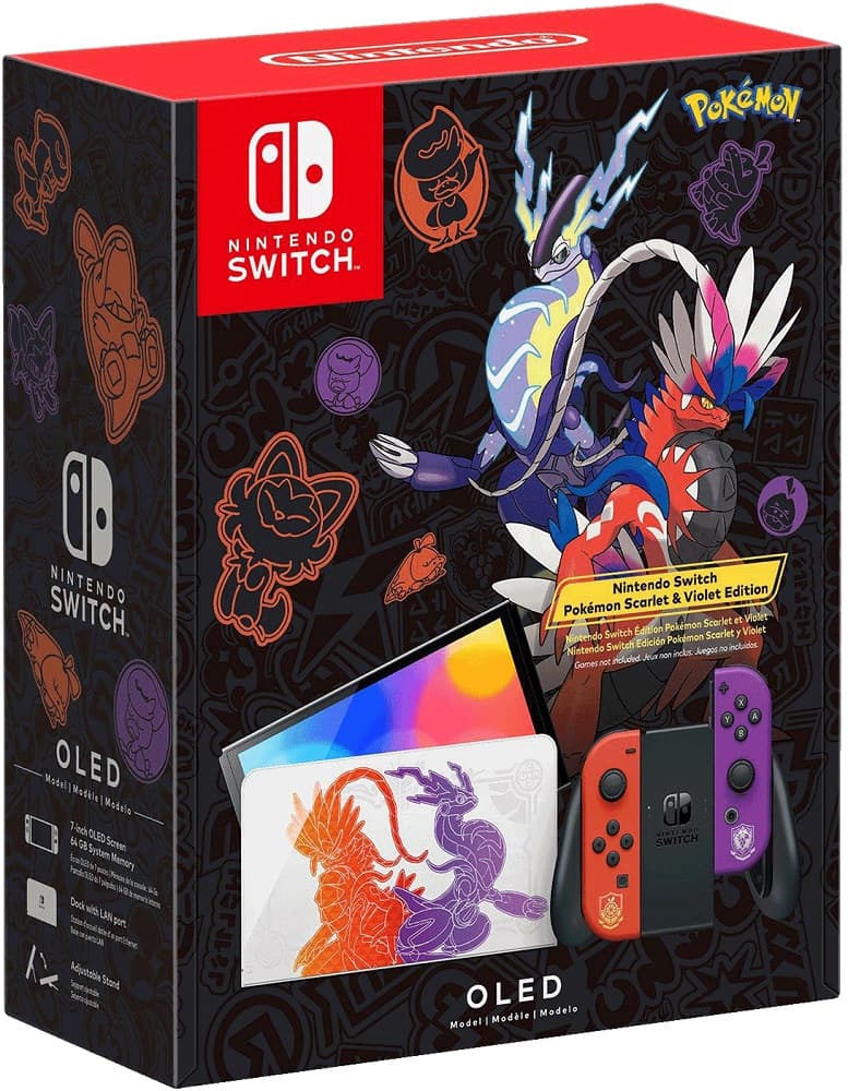 Console Nintendo Switch OLED 64GB HEG S KEAA - Pokemon Sarlet & Violet Edition (Japonês) 6