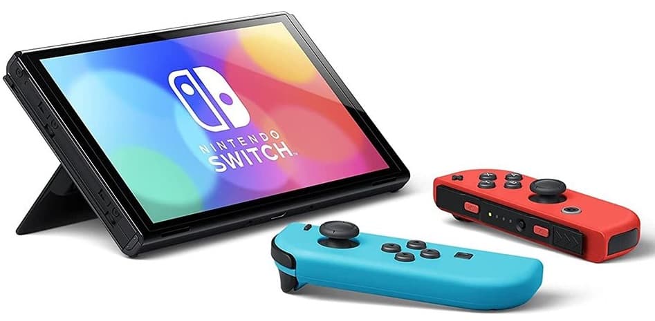 Console Nintendo Switch OLED 64GB HEG-S-KAAAA - Blue/Red 2