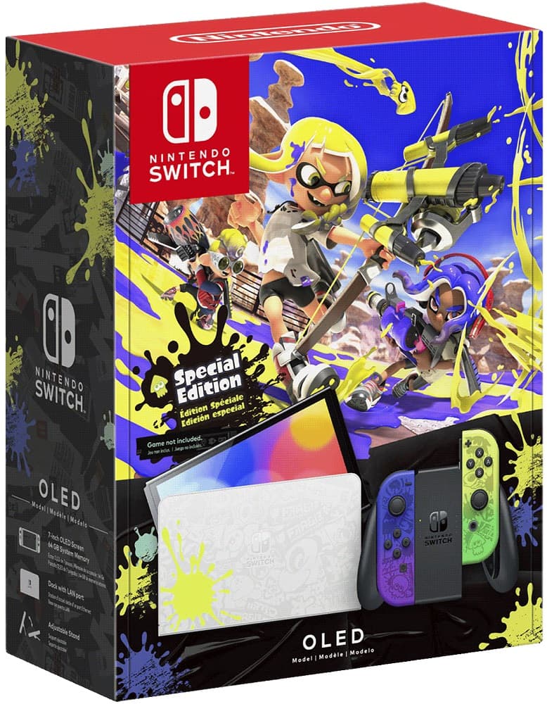 Console Nintendo Switch OLED 64GB HEG S KCAAA - Splatoon 3 Edition (Japonês) 5