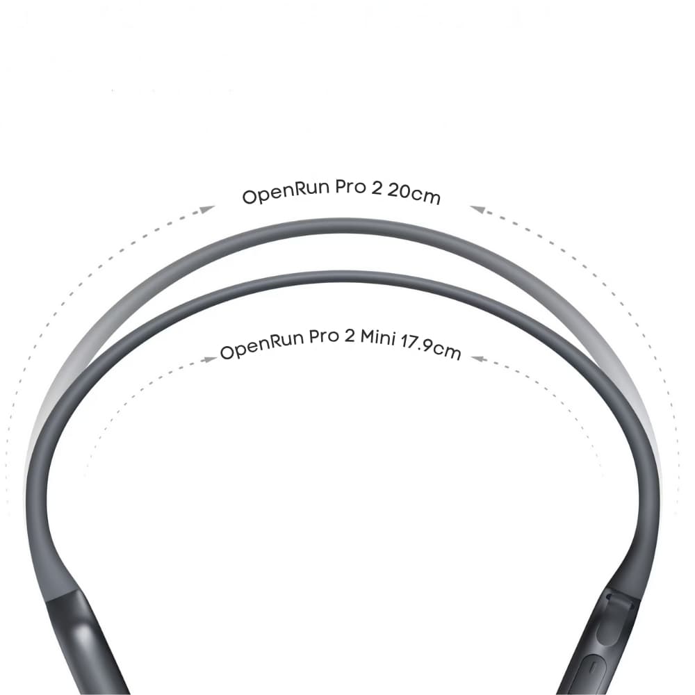 Fone de Ouvido Esportivo de Condução Óssea Shokz OpenRun Pro 2 Mini S821 - Black 5