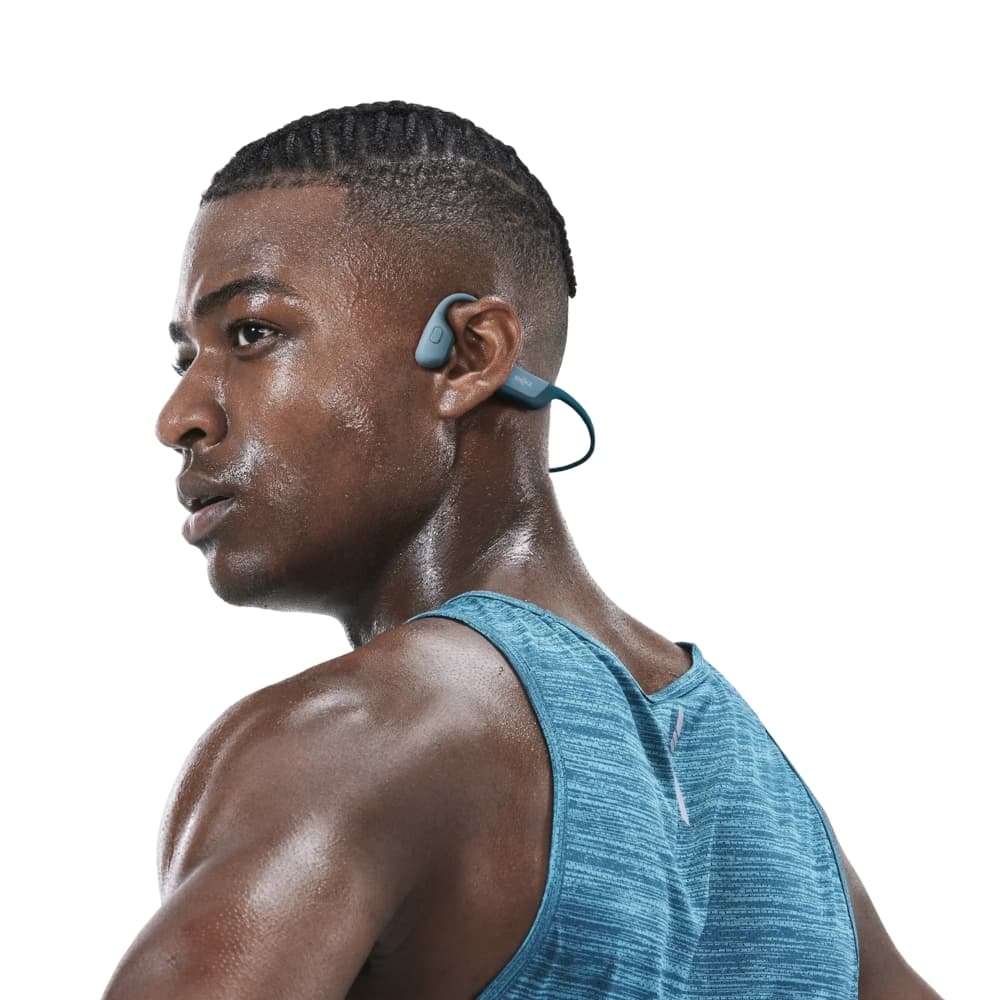 Fone de Ouvido Esportivo de Condução Óssea Shokz OpenRun Pro S810 - Blue 4