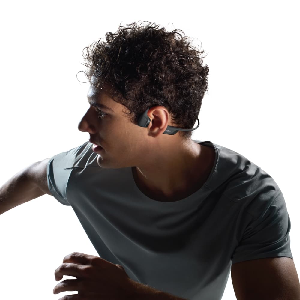 Fone de Ouvido Esportivo de Condução Óssea Shokz OpenRun Pro 2 Mini S821 - Black 4