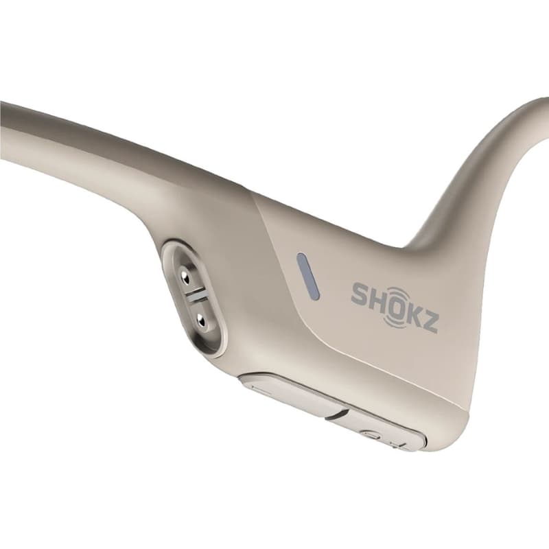 Fone de Ouvido Esportivo de Condução Óssea Shokz OpenRun Pro S810 - Beige 3