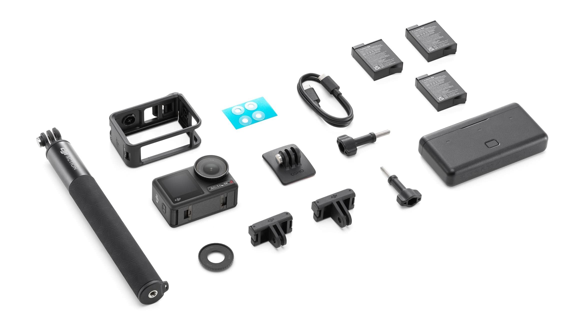 Câmera DJI Osmo Action 4 Adventure Combo 4