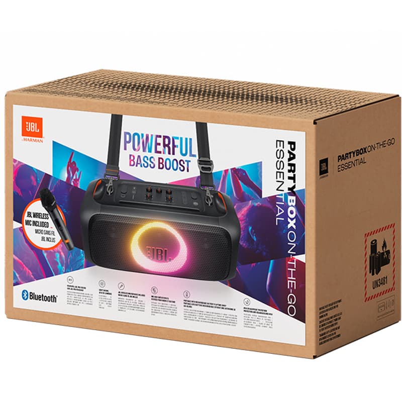 Speaker JBL PartyBox On The Go Essential Bluetooth - Black 8