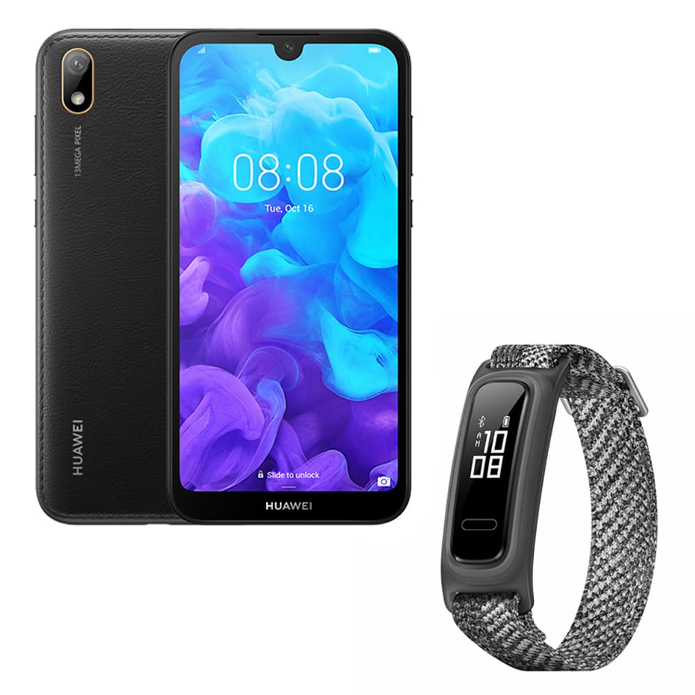 Smartphone Huawei Y5 2019 AMN-LX3 DS 2/32GB + Huawei Band 4e - Preto 2