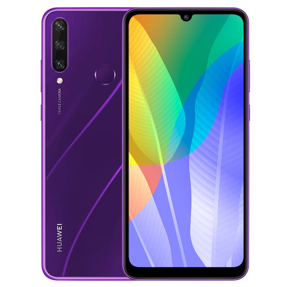 Smartphone Huawei Y6P MED-LX9 DS 3/64GB 6.3 13+5+2MP/8MP E10.1 - Phantom Purple 2